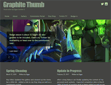 Tablet Screenshot of graphitethumb.com